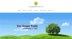 Desktop Screenshot of ecogreenfuels.in